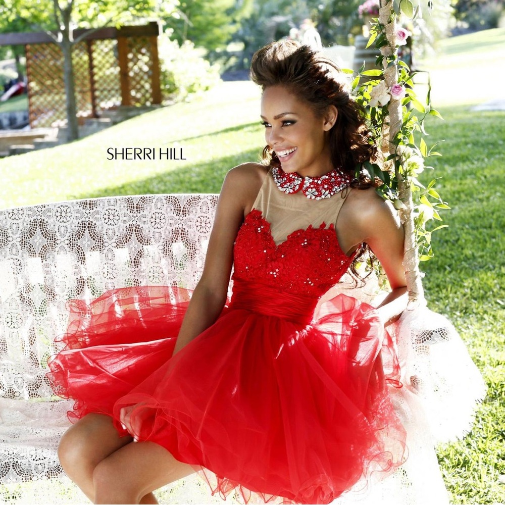 Sherri Hill Formal Homecoming Prom Short Dress